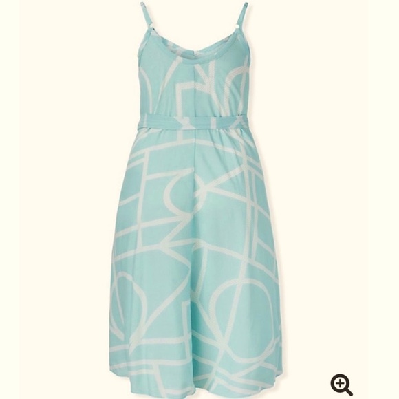 Torrid Midi Dress! Light Blue! NWT! Size 00X - Picture 7 of 7